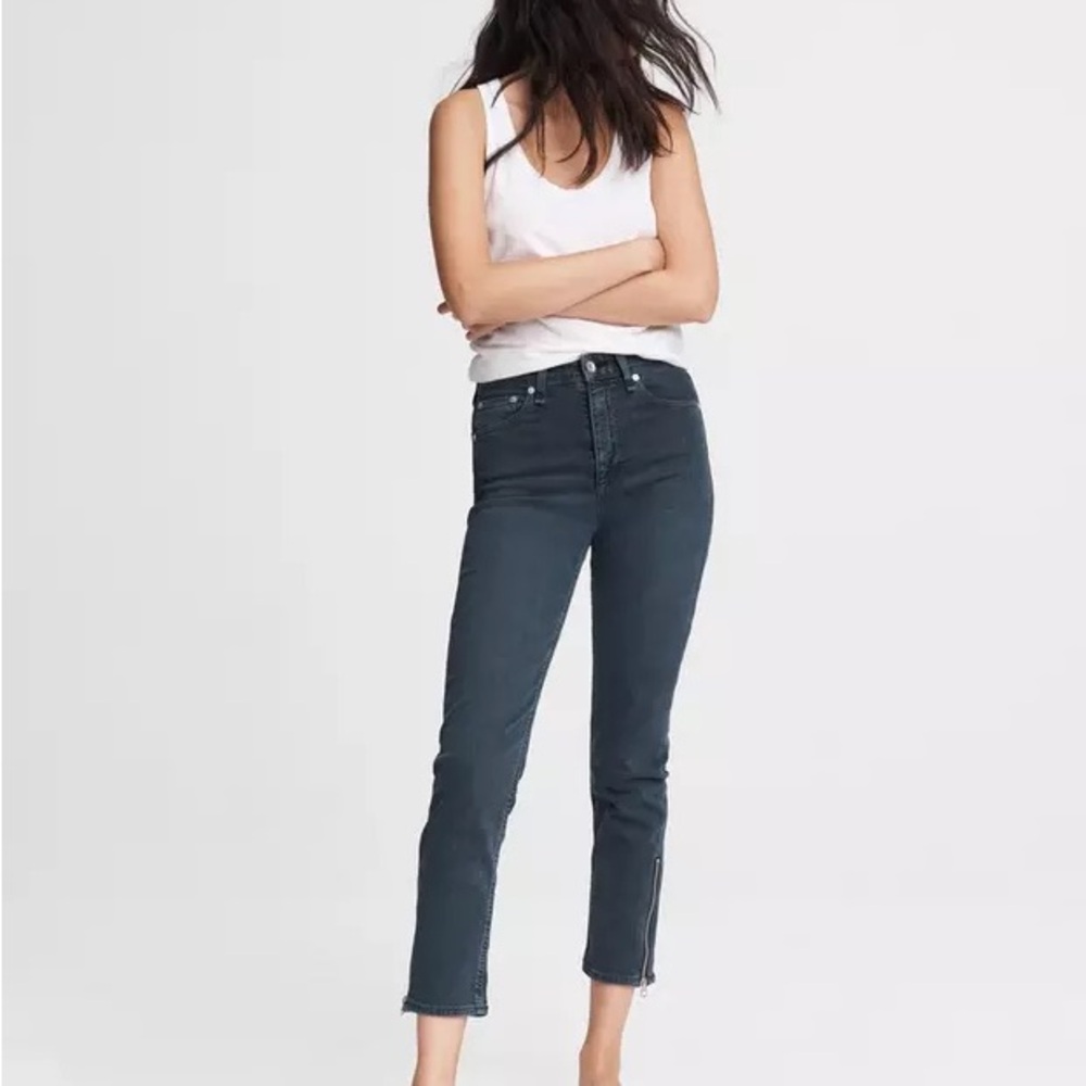 Nina High-Rise Cigarette - Minna - Minna | rag & bone Size 28 Ankle Zip New